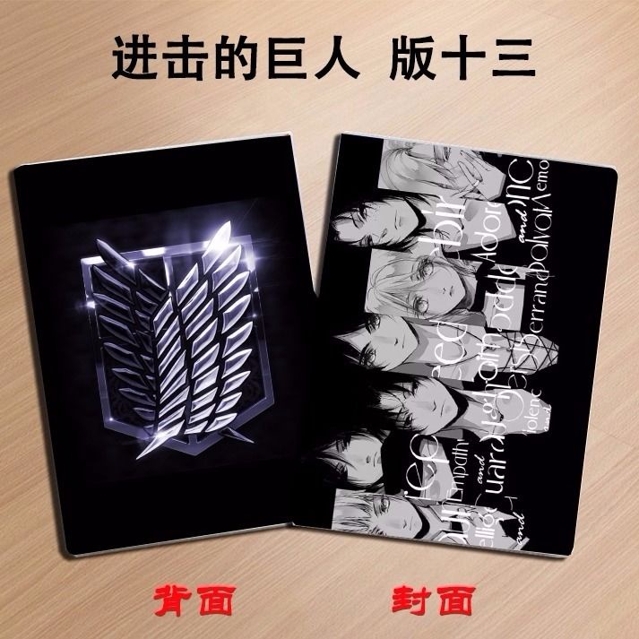 QM💎Attack on Titan Anime Notebook Memo Diary Stationery Soldier ...