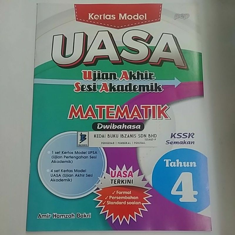 Kertas Model Uasa Ujian Akhir Sesi Akademik Matematik Tahun 4 Kssr