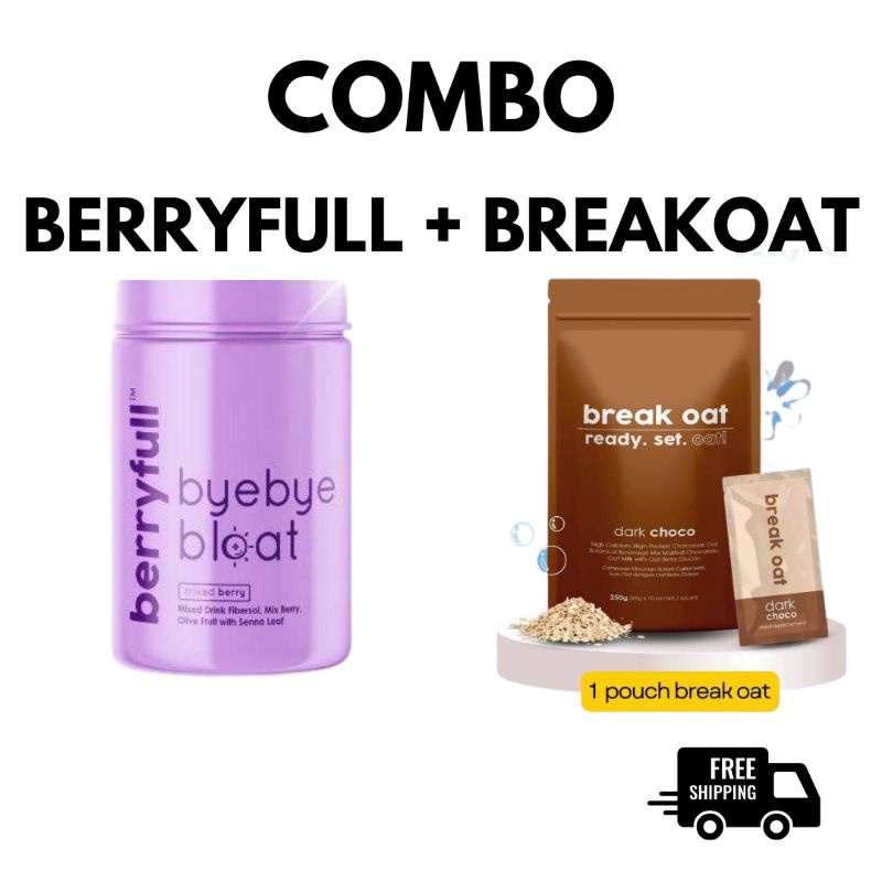 COMBO BERRYFULL & BREAKOAT NEW PACKAGING BY INAYAH READY STOCK | Shopee ...
