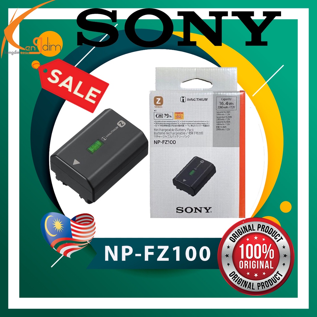 Original Sony NP-FZ100 FZ100 Rechargeable Lithium-Ion Battery (2280mAh ...