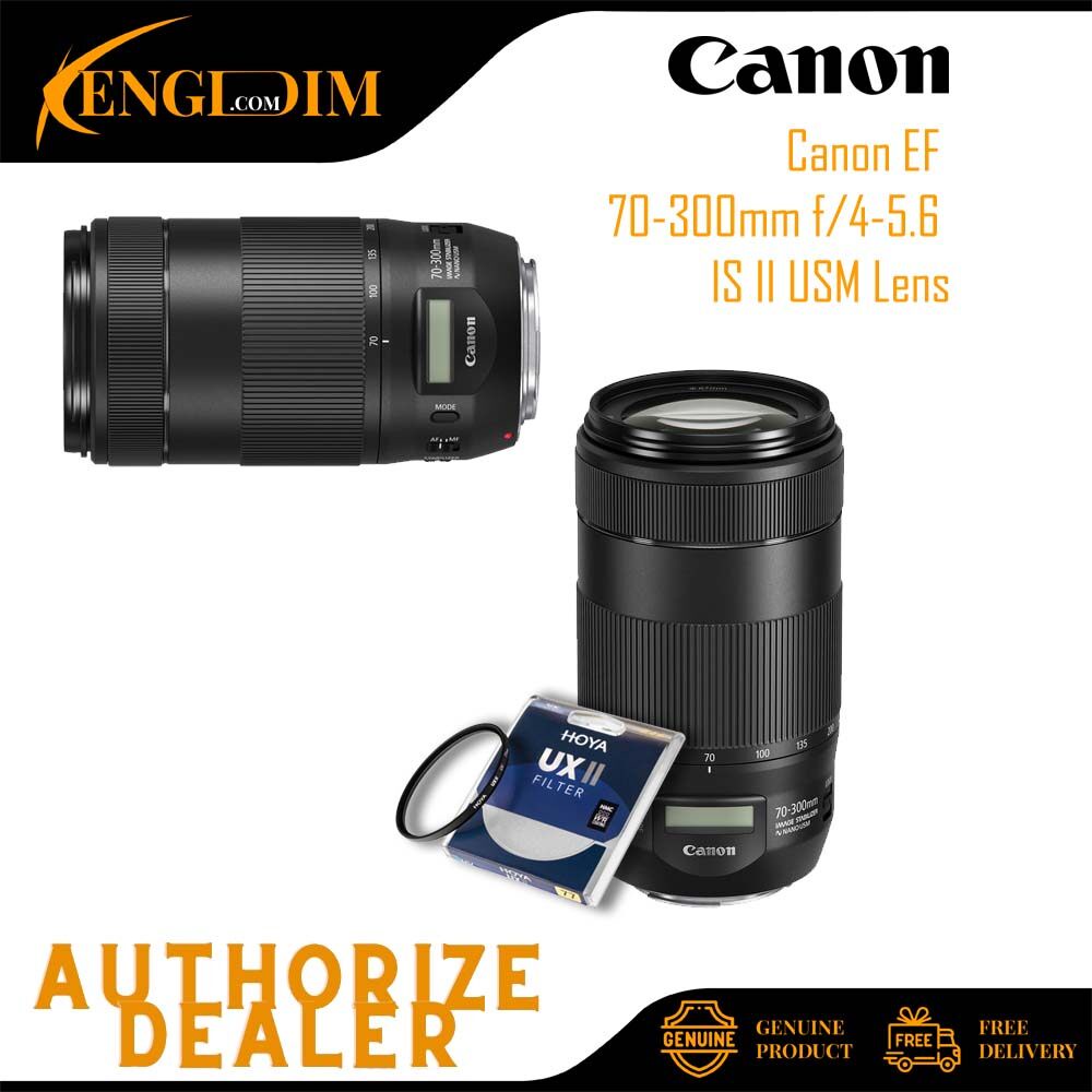 Canon EF 70-300mm f/4-5.6 IS II USM Lens (CANON MALAYSIA YEAR WARRANTY)  Shopee Malaysia