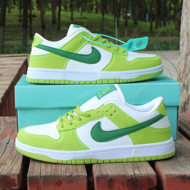 SB Dunk Low Running Shoes Sports New Style Green Apple Low-Top Sneakers ...