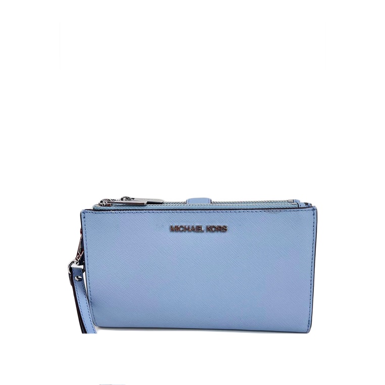 Michael kors blue outlet wristlet