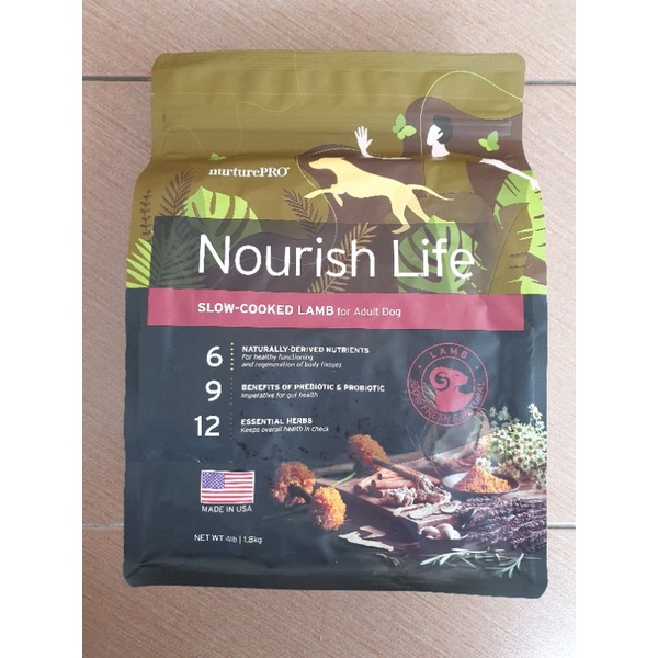 Nourish life 2024 dog food