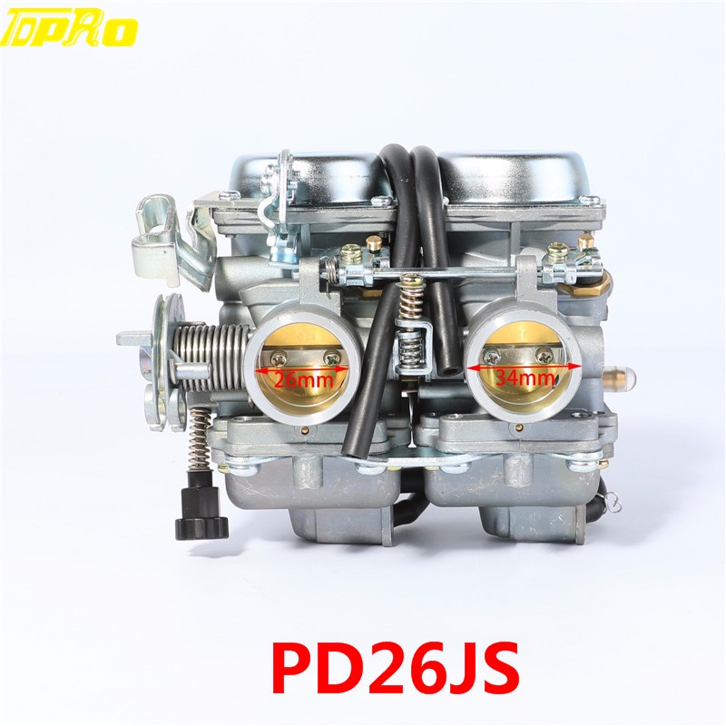 TDPRO Twin Carburetor Cylinder Carb Chamber LiFan 250cc Chinese Rebel ...
