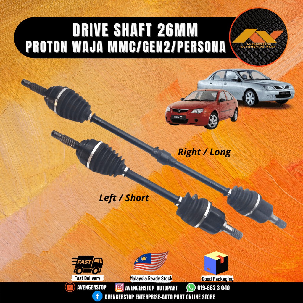 PROTON WAJA MMC 4G18 GEN2 CAMPRO PERSONA IAFM 26MM DRIVE SHAFT HIGH