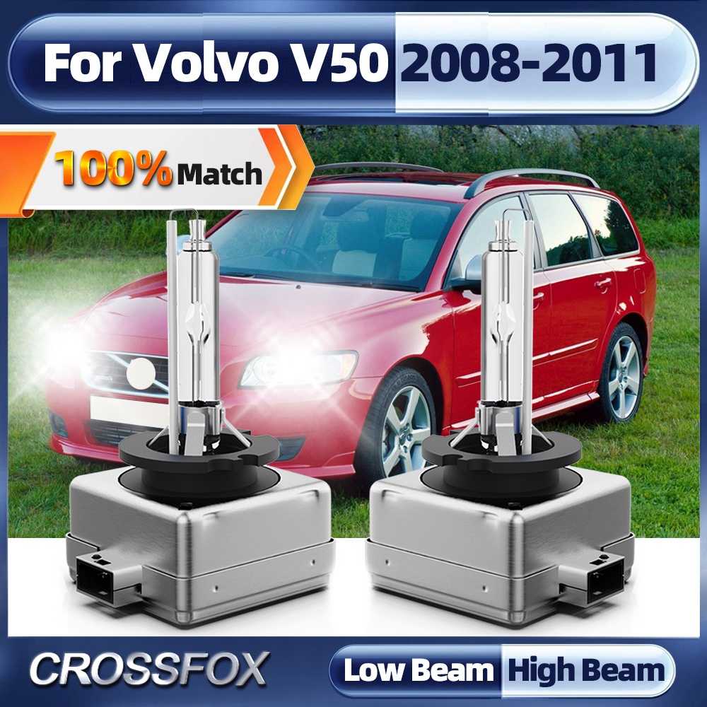 2Pcs D1S 6000K White HID Car Light Bulb HID Xenon Headlight Auto Lamp