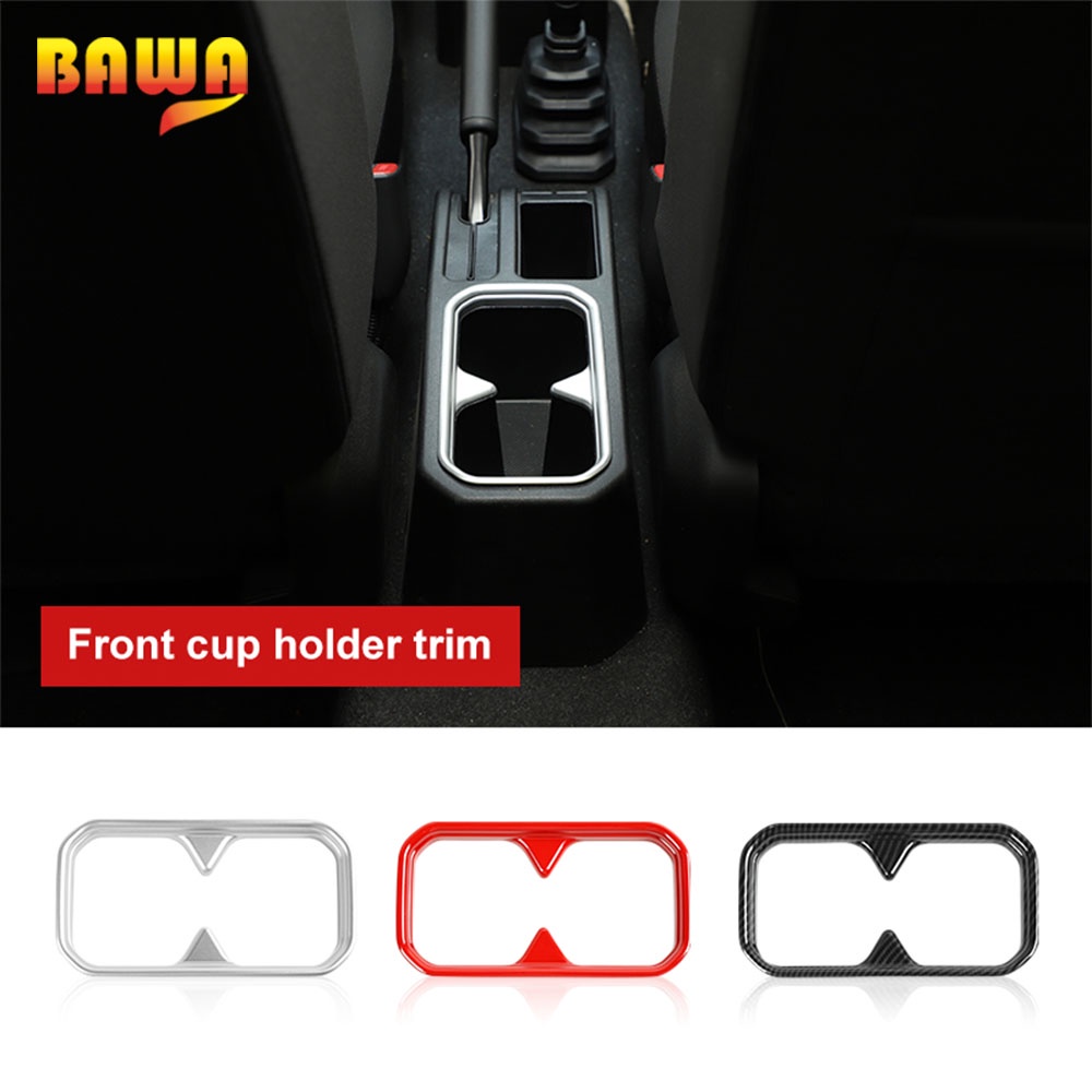 BAWA Interior Mouldings ABS Gear Shift Cup Holder Decoration Trim
