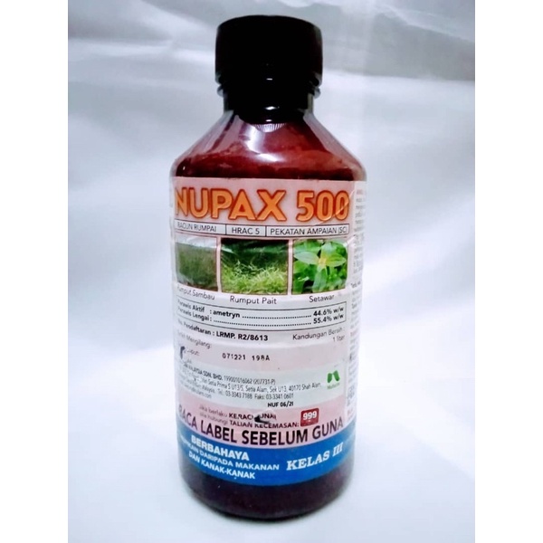 Racun Rumput Sambau Nupax 500 1l Shopee Malaysia