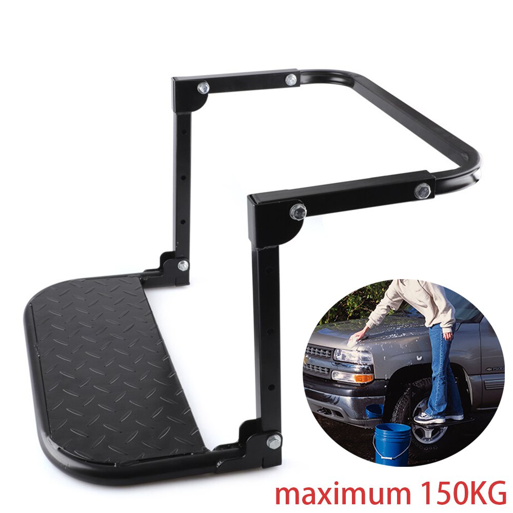 Universal Tire Step Protable Folding SUV MPV Car Stairs Tyre Mount
