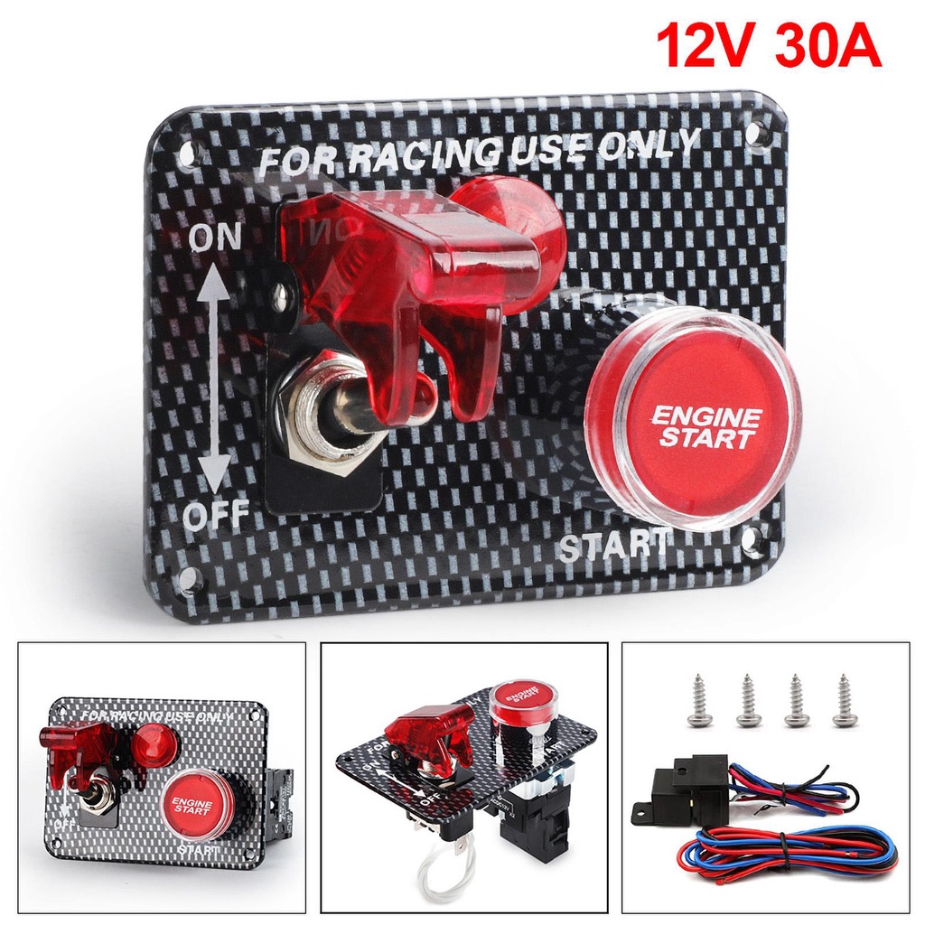 12v Universal Switch Panel Interruptor Car LED Light Ignition Toggle