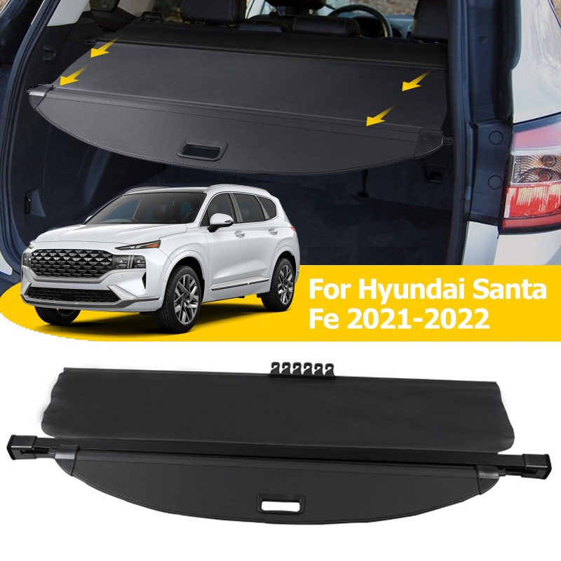Rear Cargo Cover For 2011-2019 Ford Fiesta – Trunk Privacy Shade, Retractable, Easy Install