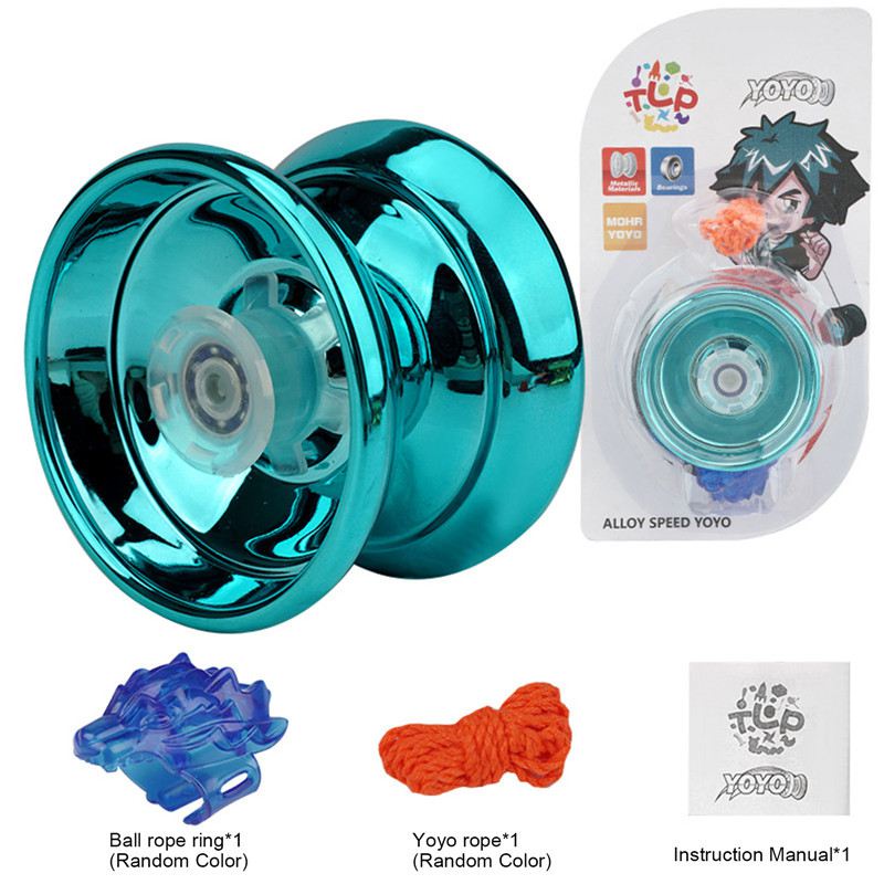 免费送货 Professional Aluminum Metal Yoyo For Kids And Beginners Metal Yo