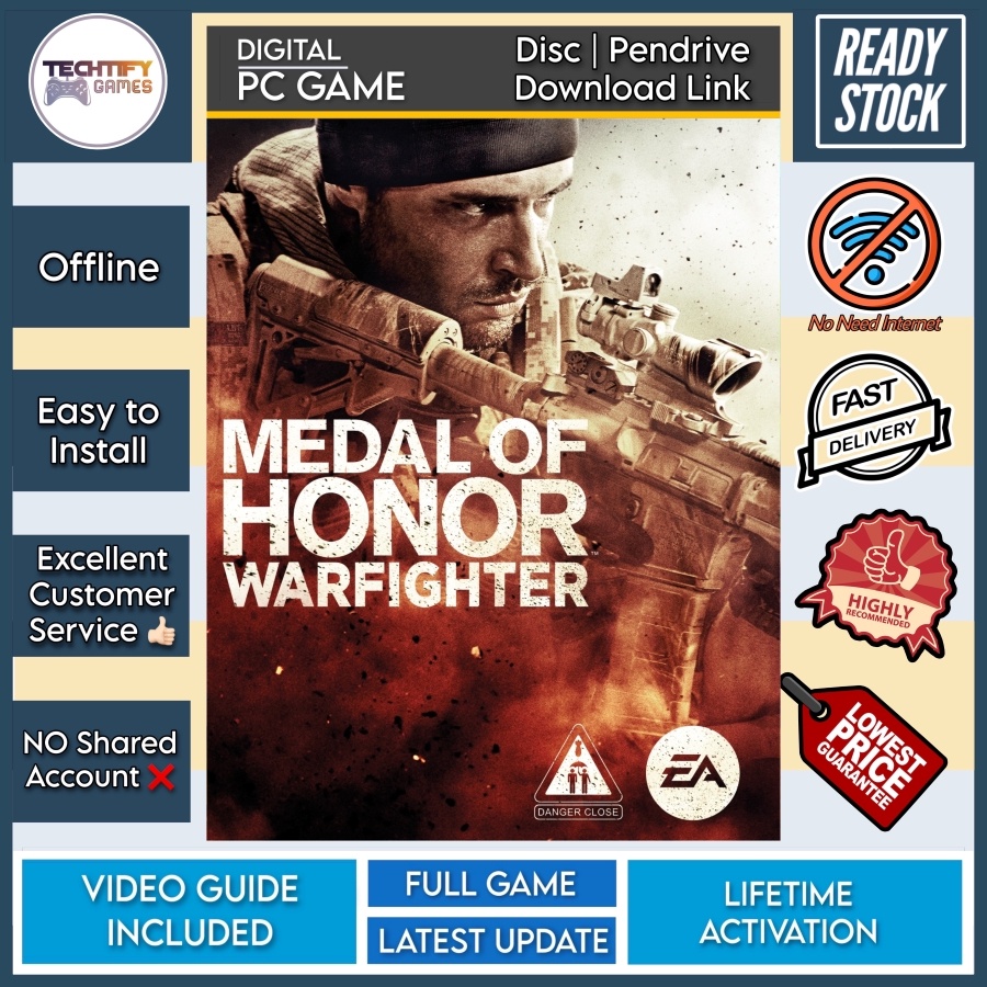 [PC Game] Medal of Honor Warfighter - Offline [Disc | Pendrive ...