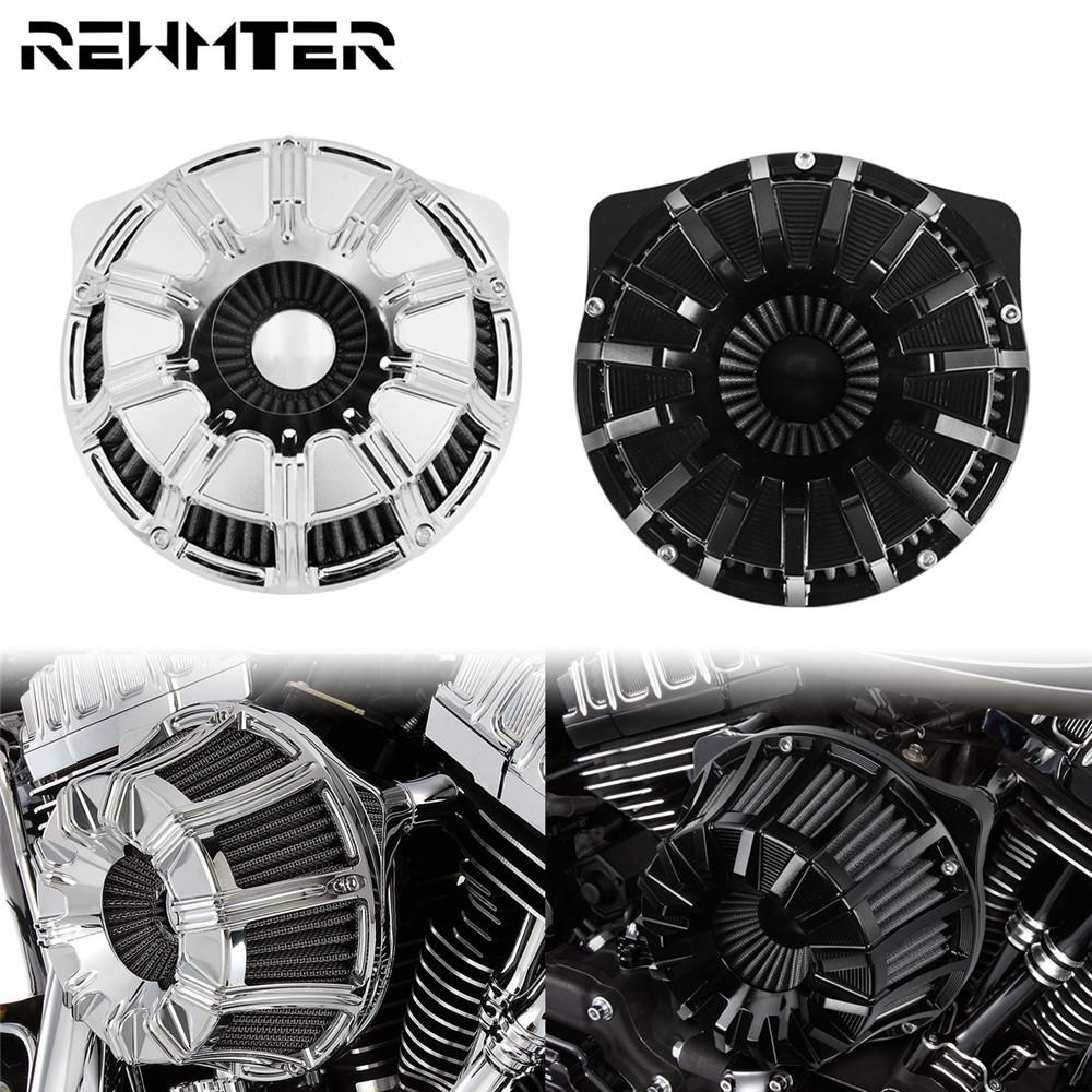 Lot Of 6 Chrome 10 Micron Oil Filters For Harley Big Twin Cam & M8 - Replaces OEM 63798-99