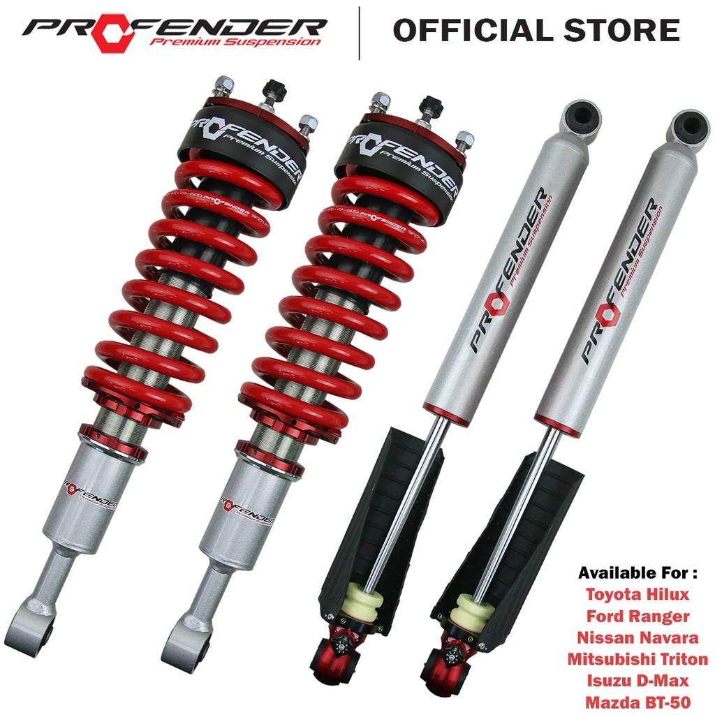 16 Step Adjust Profender Queen Series Shock Absorber Hilux VIGO REVO Triton Navara NP300 Ford