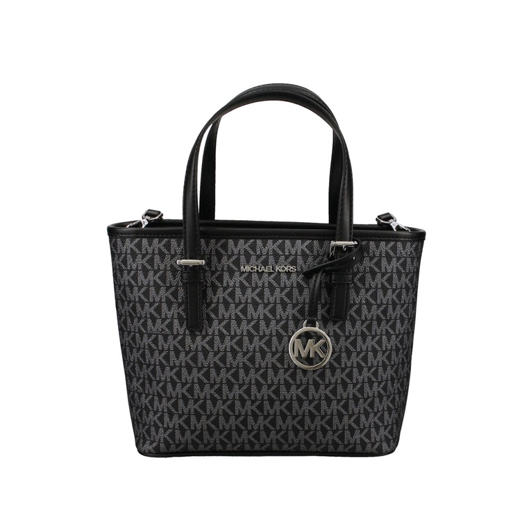 Black jet set michael kors purse hot sale