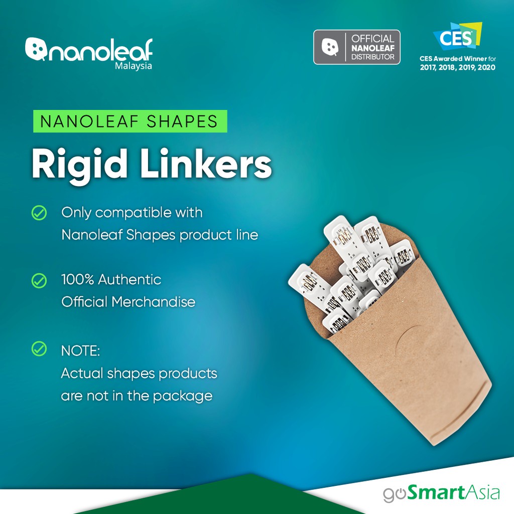 Accessories 2nd Gen Nanoleaf Shapes PCB Rigid linkers 9pcs (NOT SHAPES