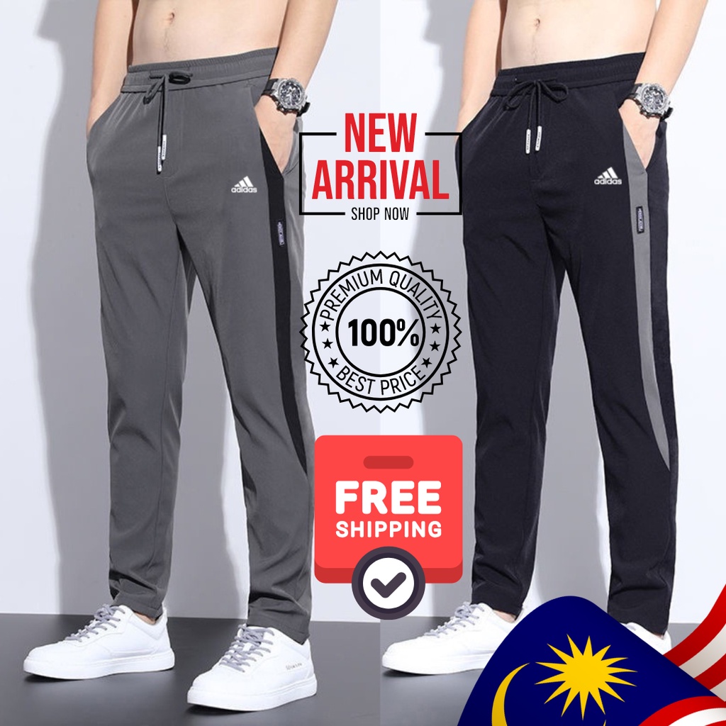 Seluar Tracksuit Lelaki Wanita Sukan Panjang Men Woman Track Suit Long Pants Hiking Jogging Running Slim Fit Plus Size Shopee Malaysia