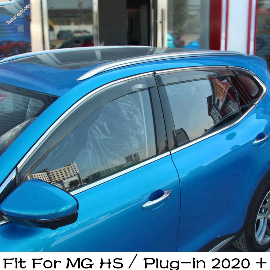 Lapetus Car Door Window Wind Visor Moulding Awnings Shield Rain Sun