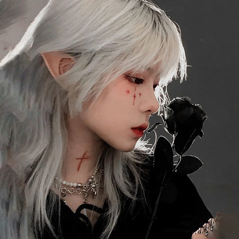 🔆Wolf Tail Wig Men's Japanese Anchovy Hair Type Fluffy Natural Boys