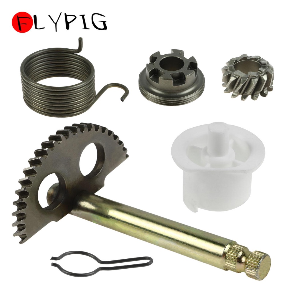 Kick Starter Shaft Guide Torsion Spring Drive Gear Rebuild Kit Fit For