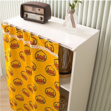 Kitchen curtains Cabinet sundries pull curtain block slide rail dresser ...
