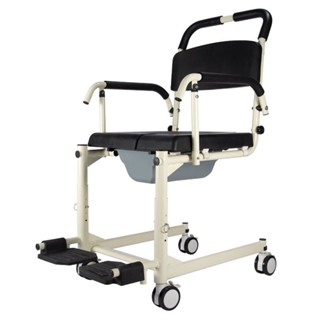 Disabled Potty Seat Hemiplegia Toilet with Wheels Push Nursing Patient