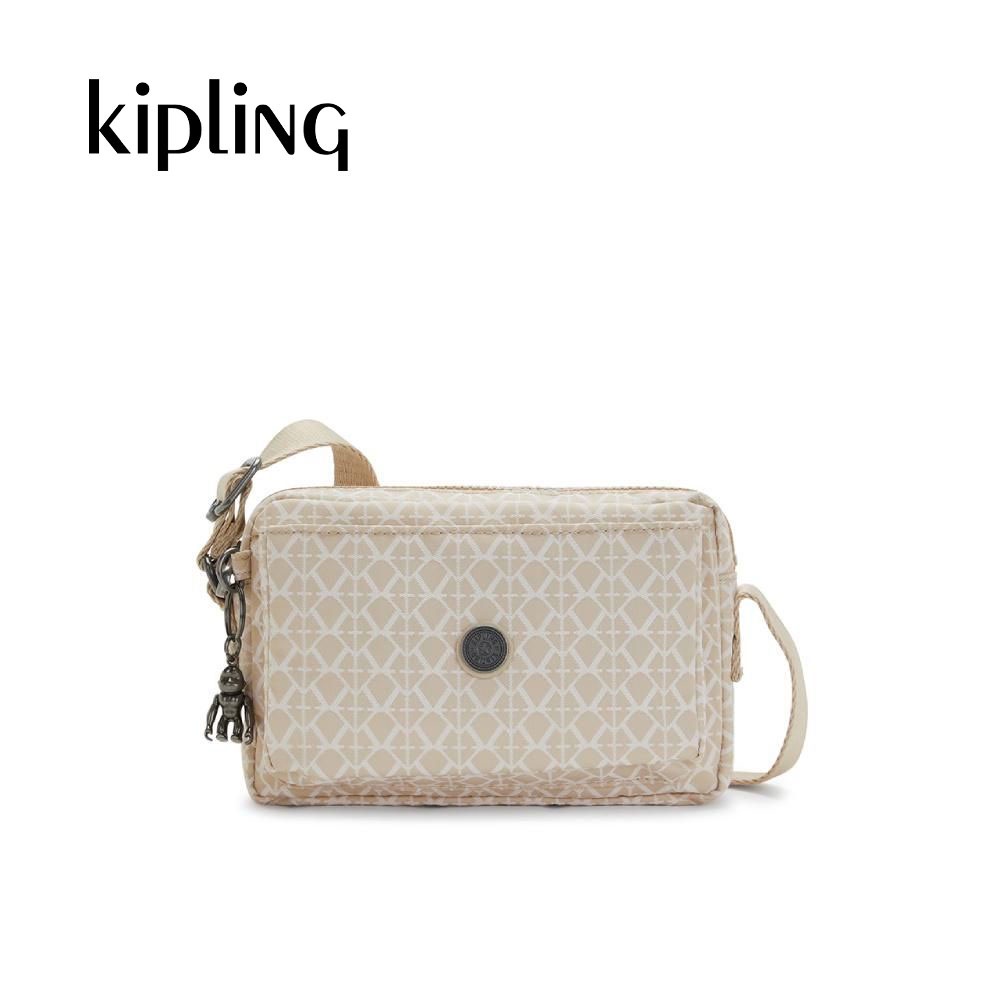 Kipling ABANU Signature Beige Crossbody Bag Shopee Malaysia
