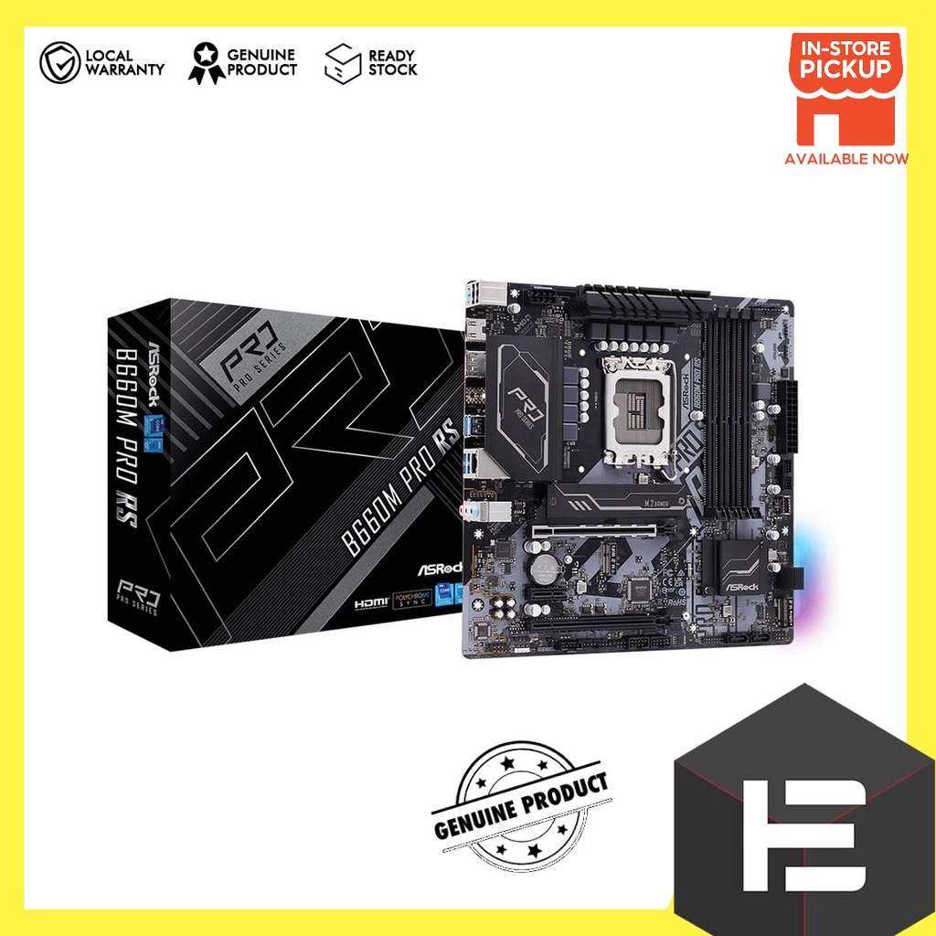 ASRock B660M PRO Rs Socket 1700 Mainboard ( ASRK-B660M-Pro-Rs ...