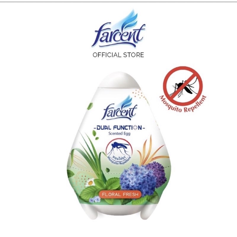 FARCENT Scented Gel Egg Air Freshener Mosquito Repellent 170g Assorted