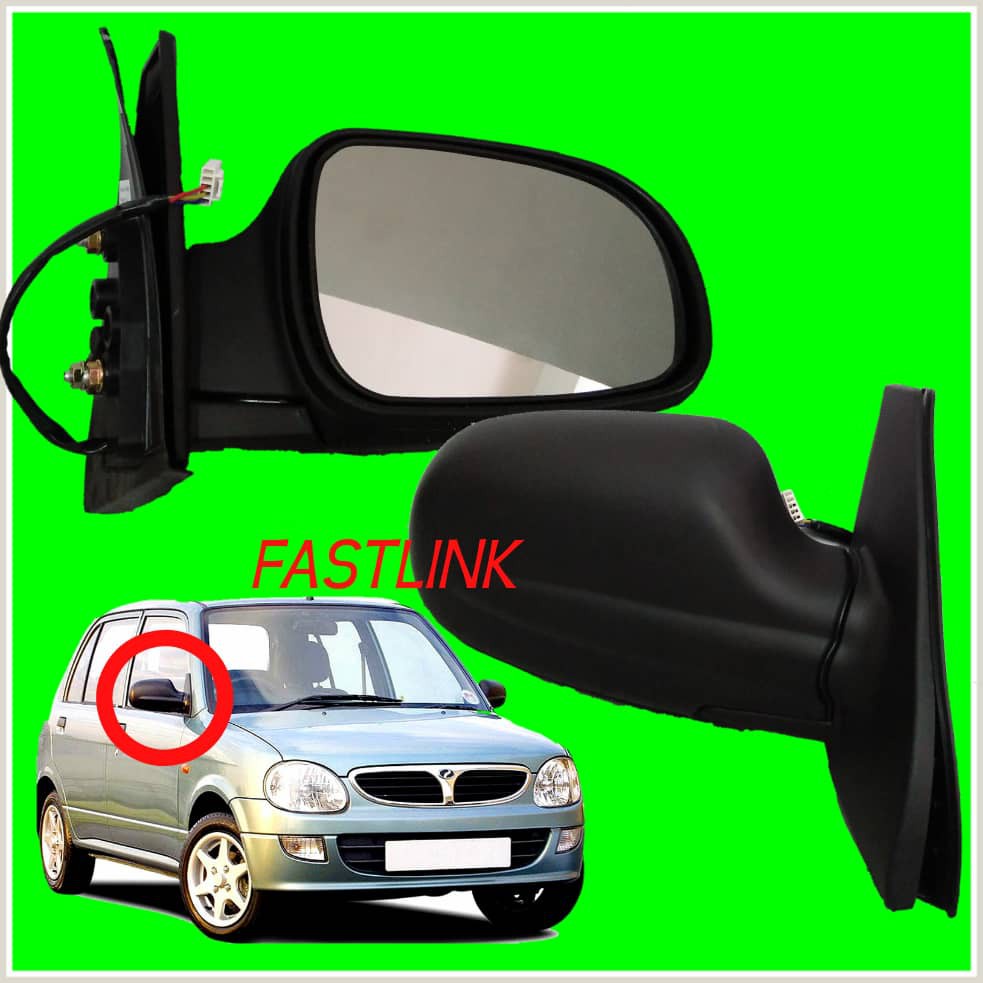 FASTLINK PERODUA KELISA SIDE MIRROR ASSY 3W CERMIN SISI 100 NEW HIGH