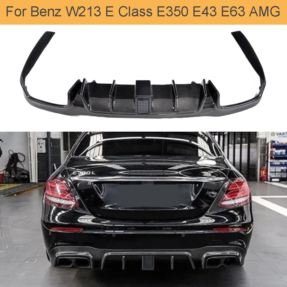 Rear Diffuser For Mercedes Benz W213 E250 E250 E350 E400 E43 E63 AMG