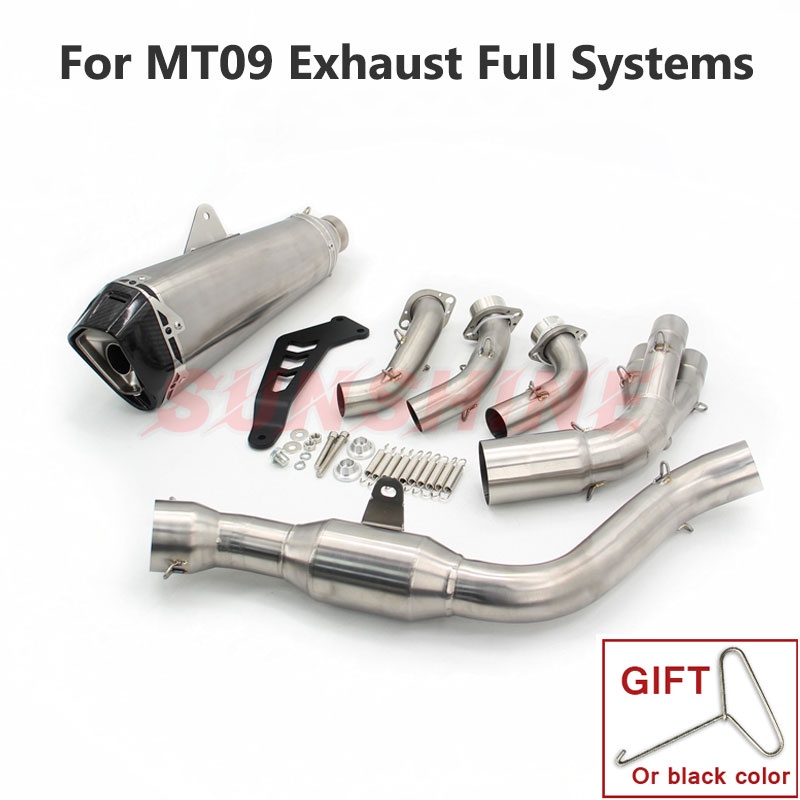 Full Systems Exhaust Motorcycle Slip on Modified Motorcross Front Pipe ...