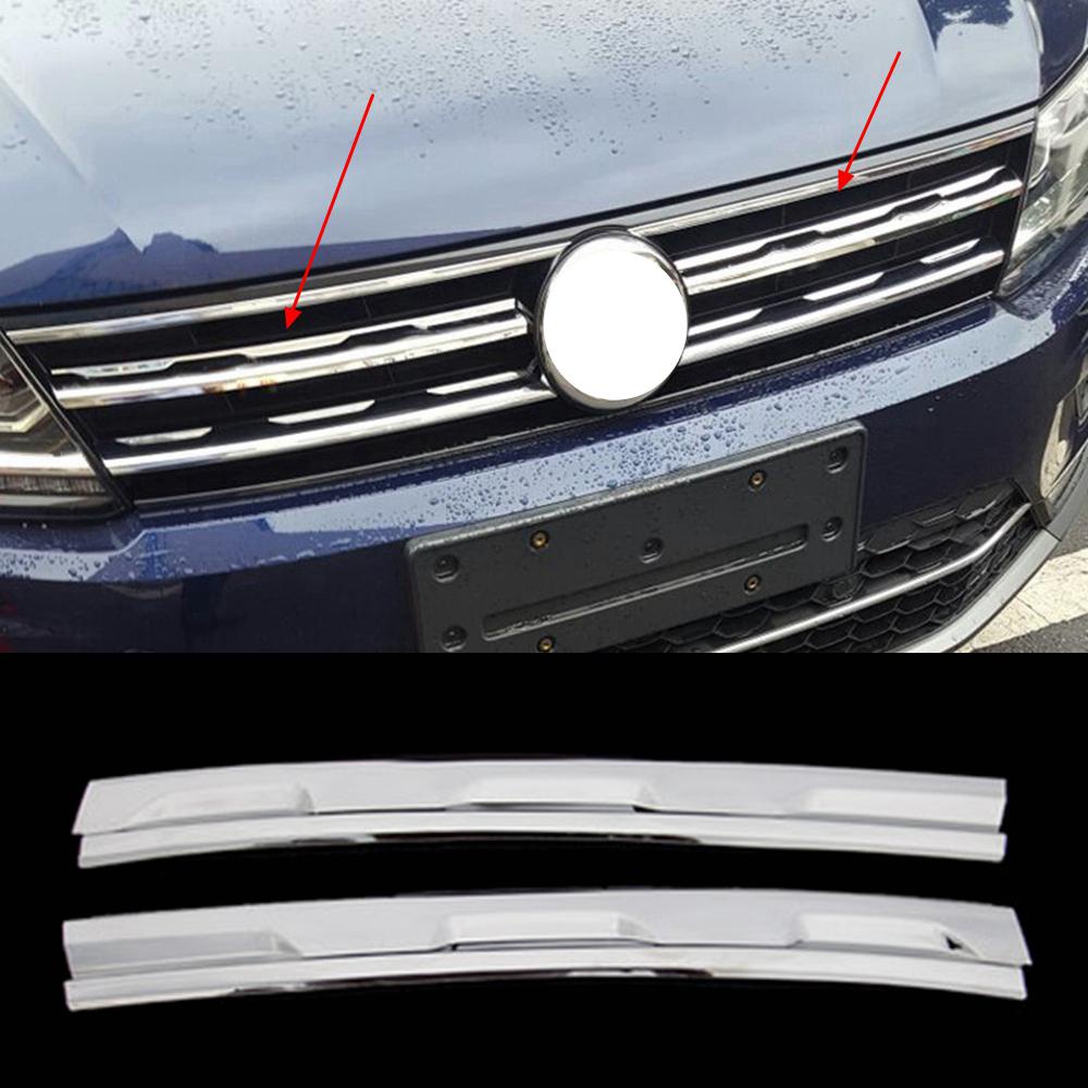 For Volkswagen Tiguan Mk2 Europe Version 2016 2018 Stainless Exterior 