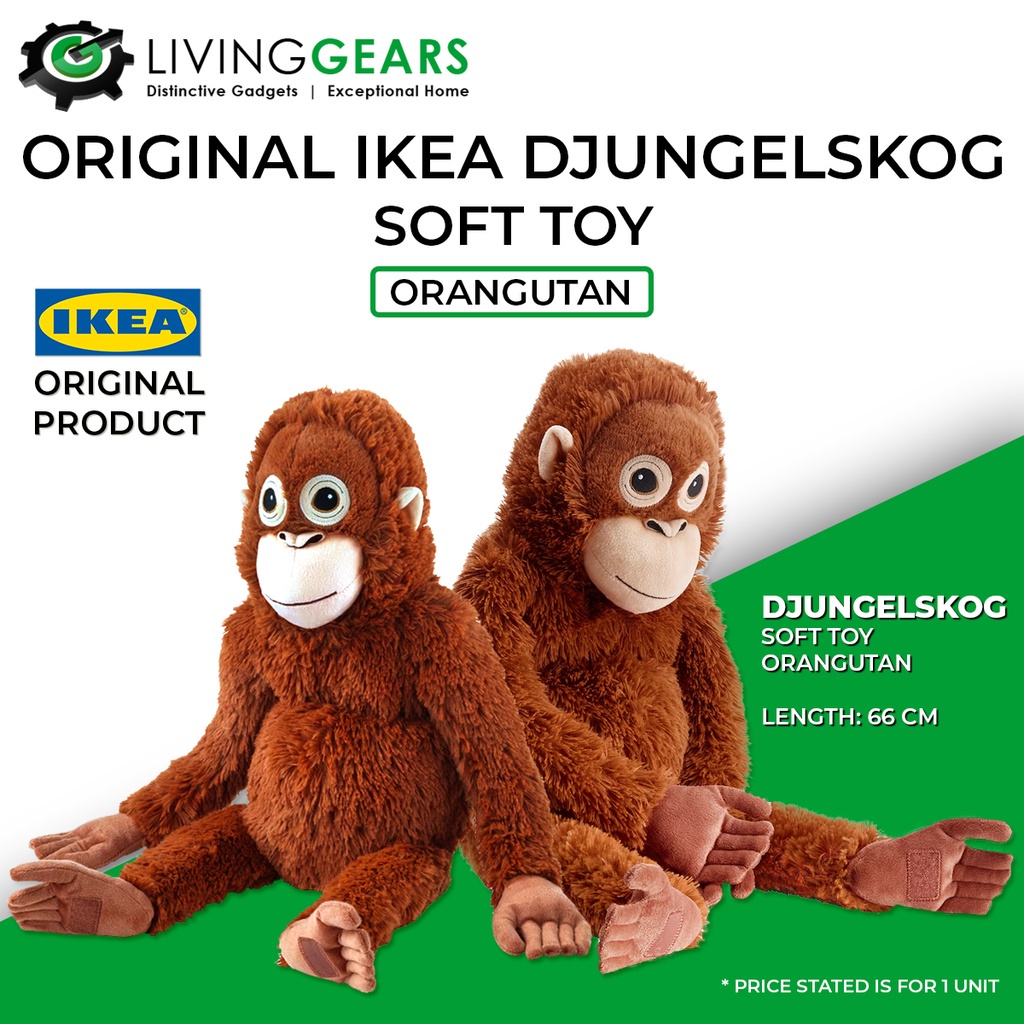IKEA DJUNGELSKOG Orangutan Soft Toy Shopee Malaysia