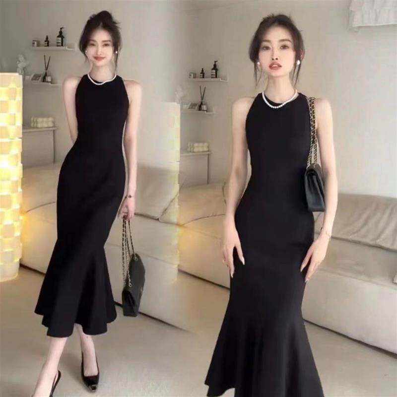 Pure Desire Style Halterneck Dress Women's Summer 2023 New Narrow Waist ...