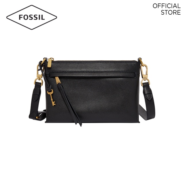 Fossil Female's Ainsley Crossbody Bag - Black Leather SHB3152001