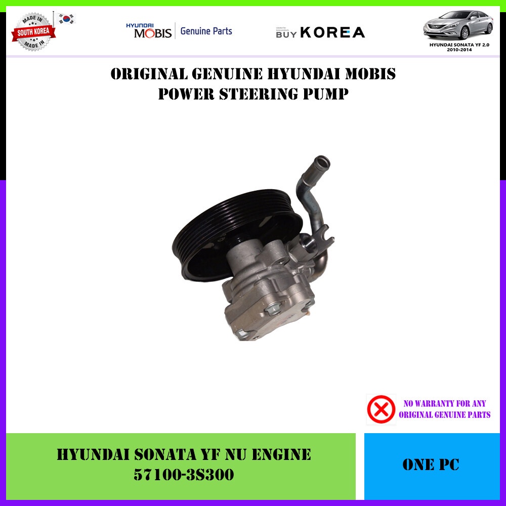 Hyundai Sonata YF NU Engine Genuine Hyundai Mobis Power Steering Pump ...