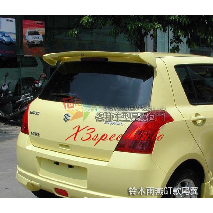High Quality Primer Unpainted ABS Racing Sytle SPoiler For Suzuk Swift ...