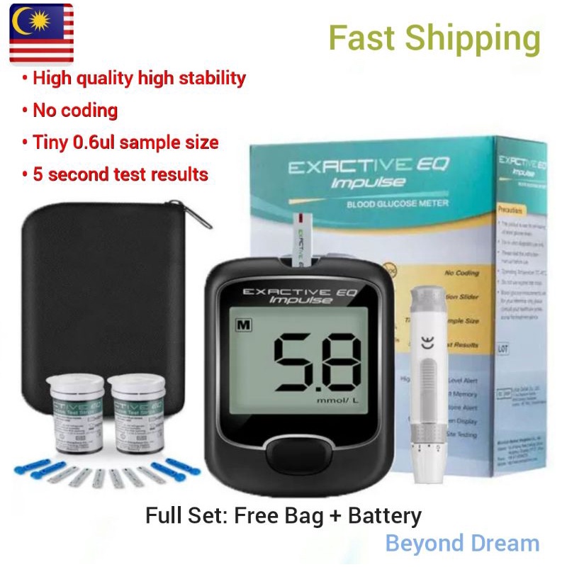 Blood Glucose Meter Diabetes Test Kit Blood Sugar Level Meter Test