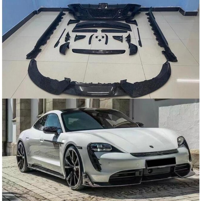 Carbon Fiber Bumper Front Lip Rear Diffuser Side Skirt Spoiler