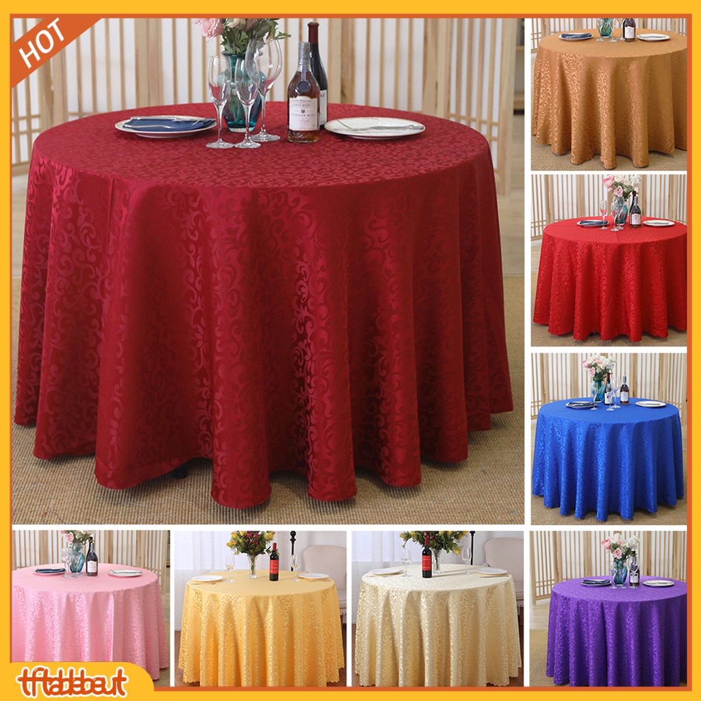 160cm Round Table Cloth Cover Banquet Wedding Party Desk Dining Table