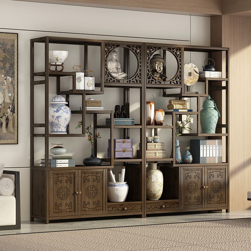 New Chinese Bogu rack multifunctional Duobaoge tea display living room partition porch