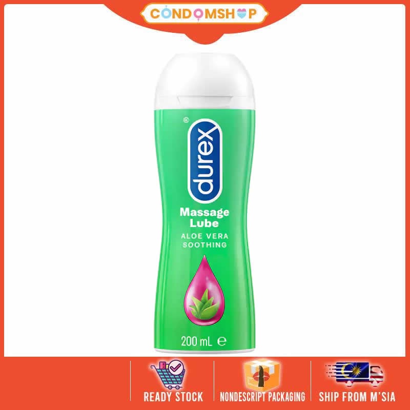 Durex 2 in1 Sensual Play Massage Gel and Lube Roy Aloe (200ml) Shopee