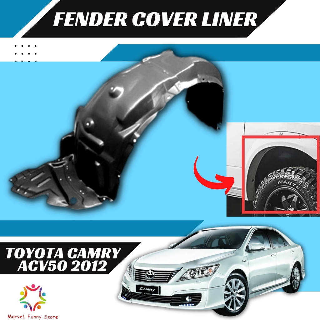 Toyota Camry Acv50 2012 Cover Tayar Mudguard Daun Pisang Fender Cover