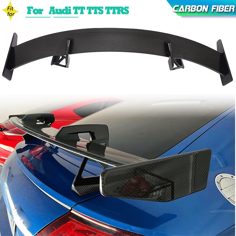 Carbon Fiber Look Rear Door Tail Trunk Spoiler Wing For Honda Civic 2022-2023