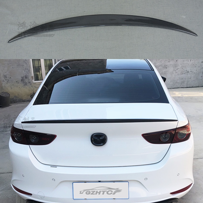 For Mazda 3 Axela Spoiler 20202021 Mazda3 Axela yck carbon fiber Rear Wing Spoiler Shopee
