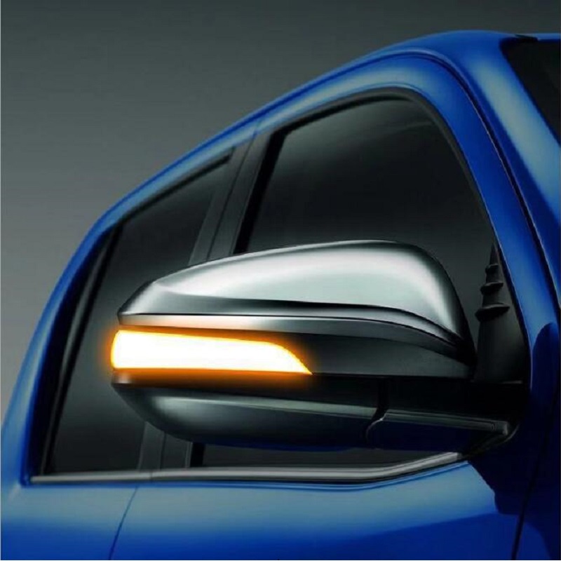 Side Mirror Cover Led Lights For Toyota Hilux Revo Rocco Fortuner Innova 20152021 Car Led Rear