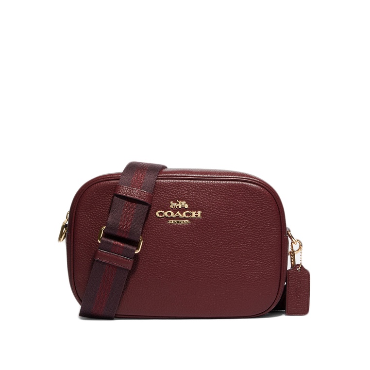 Coach Jamie Camera Bag Black Cherry Shopee Malaysia